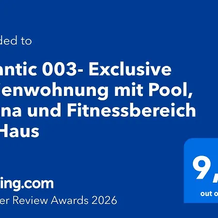 Atlantic 003- Exclusive Ferienwohnung mit Pool, Sauna und Fitnessbereich im Haus-2